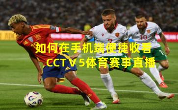 如何在手机端便捷收看CCTⅤ5体育赛事直播