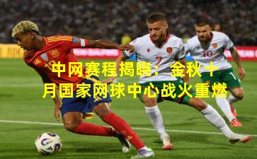 中网赛程揭晓:金秋十月国家网球中心战火重燃